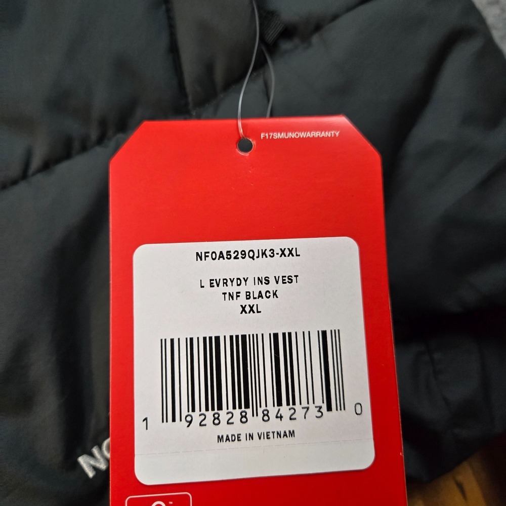 The North face Everyday Insulated Puffer Vest Womens 2XL Black Jacket NEW - Picture 4 of 12